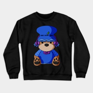 Blueberry Muffin Teddy Bear Crewneck Sweatshirt